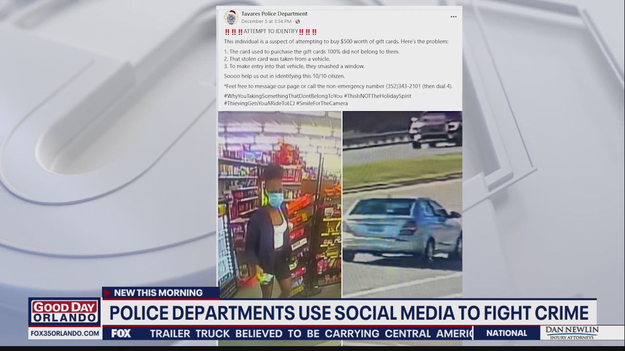Police departments use social media to fight crime