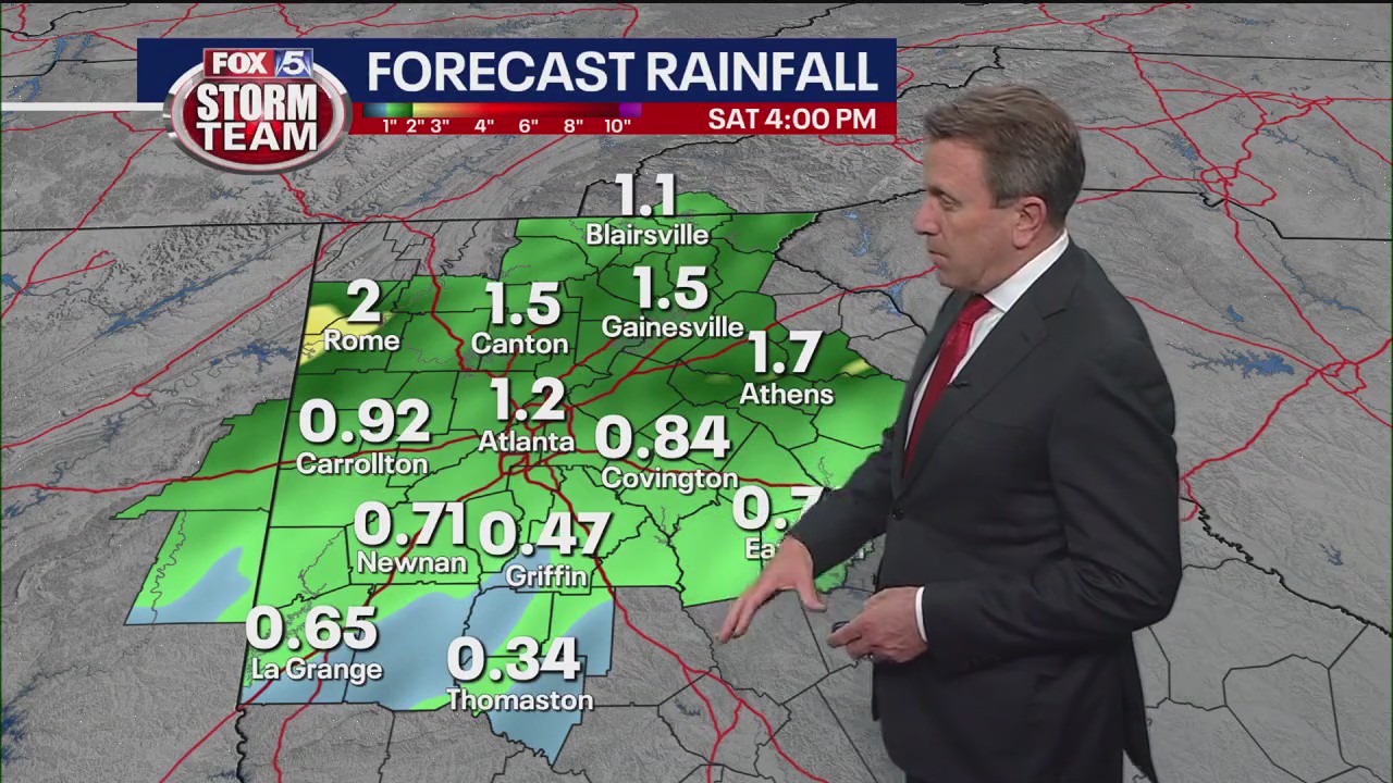 Thursday afternoon forecast