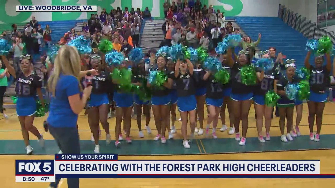 Show Us Your Spirit: Forest Park High School ready for the game!