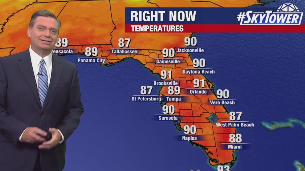 Monday afternoon forecast