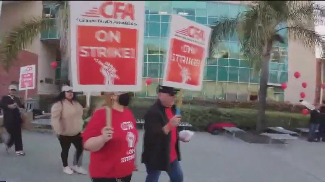 California State University faculty association goes on strike