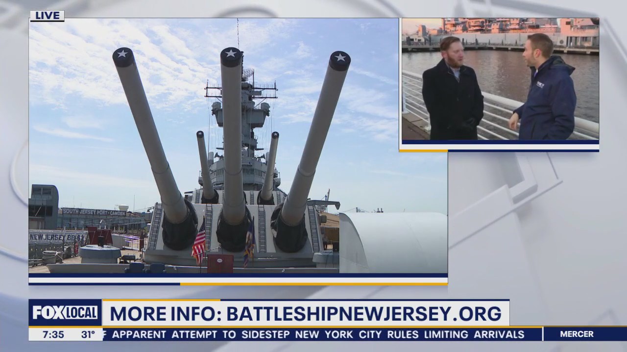 Battleship New Jersey to move for the first time in over 20 years