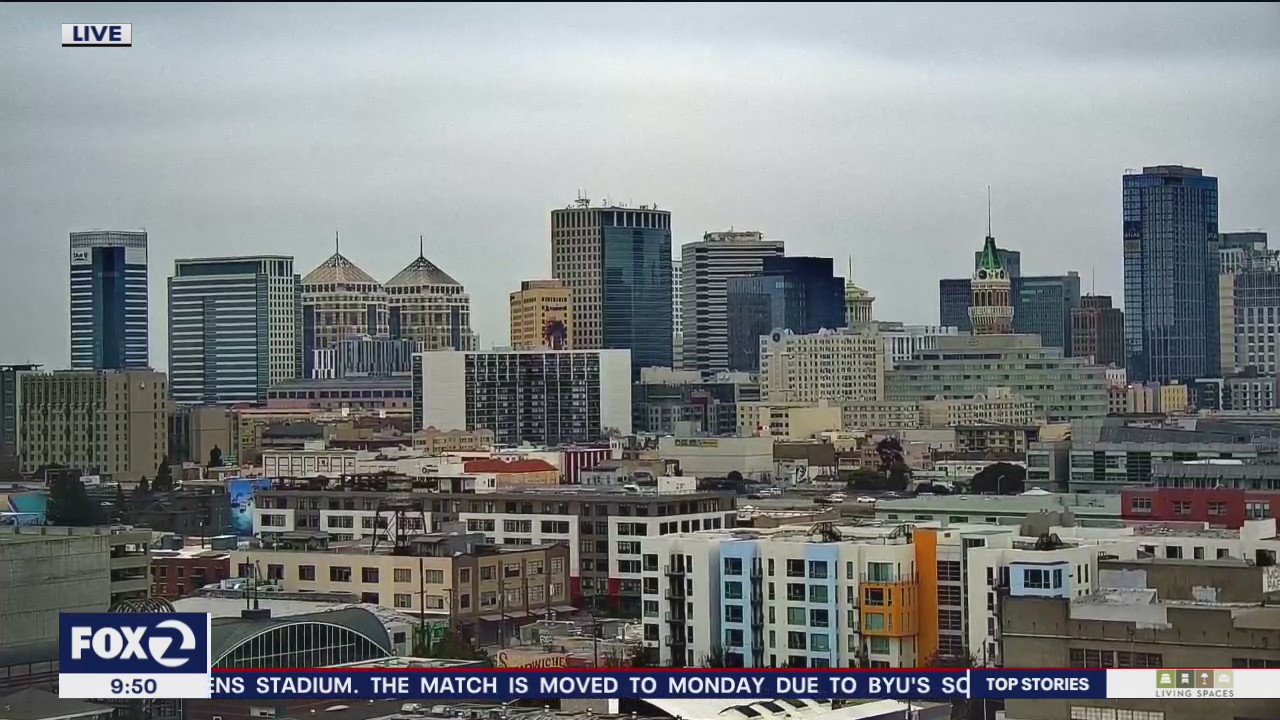 Chilly and hazy