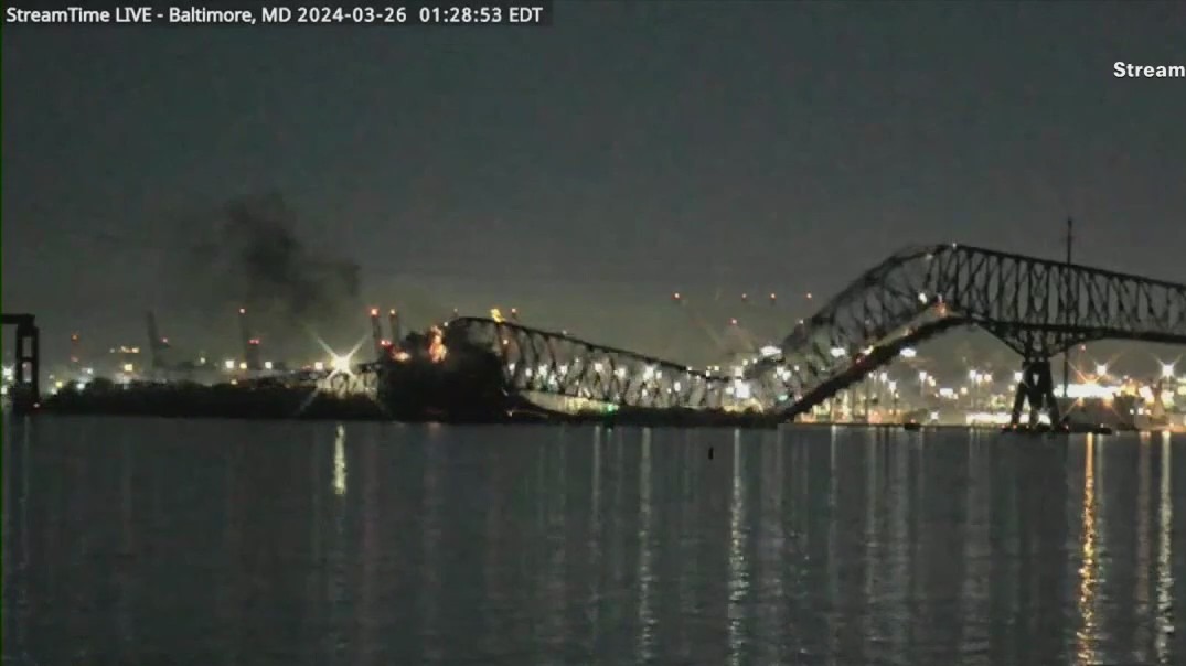 Baltimore bridge collapse: Data recorder recovered