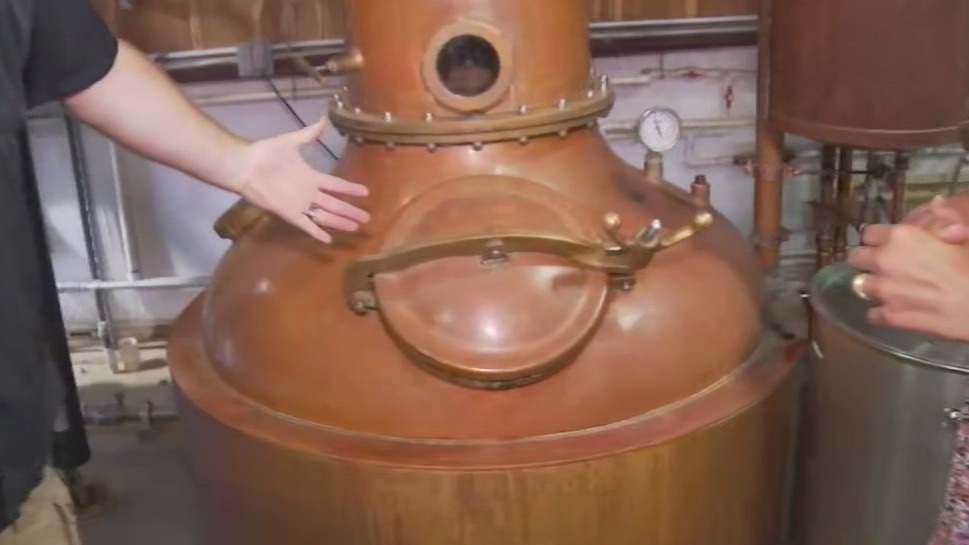 Behind-the-scenes look at still house at Garrison Brothers Distillery