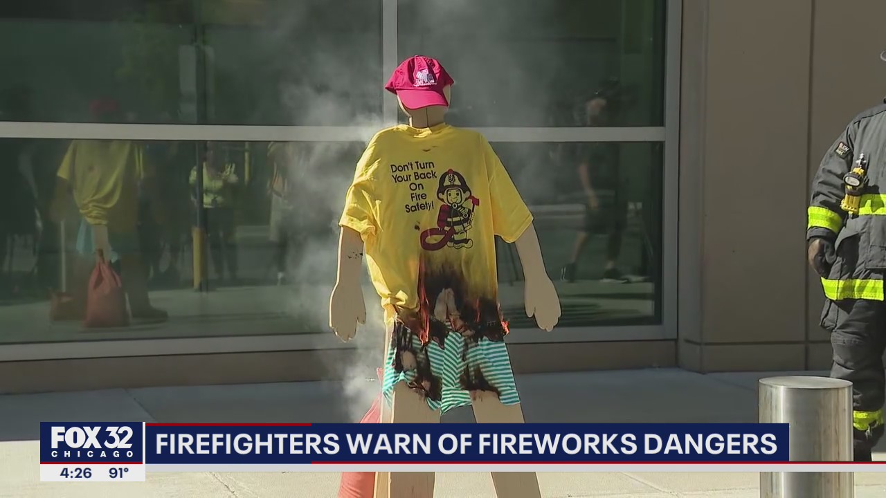 Chicago firefighters warn of fireworks dangers