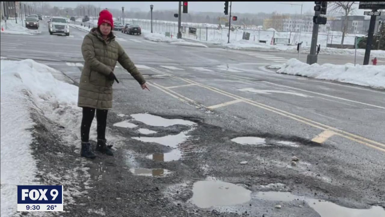 Pot hole season creating ‘picture perfect’ scenario in St. Paul