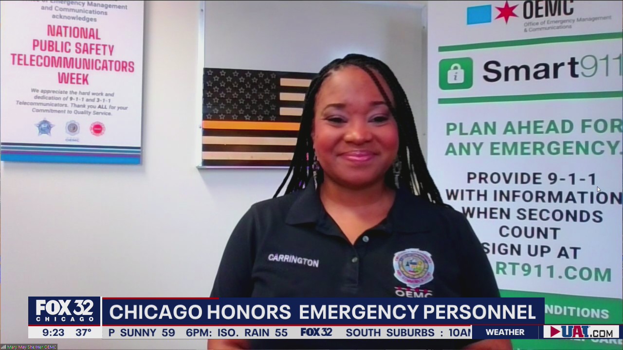 Chicago's emergency personnel honored during Telecommunicators Week