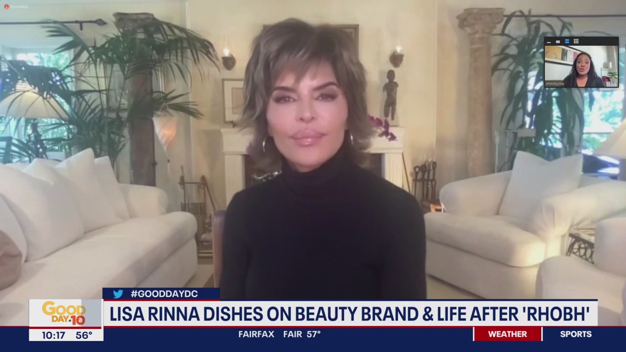 Lisa Rinna dishes on beauty brand, life after "Real Housewives"