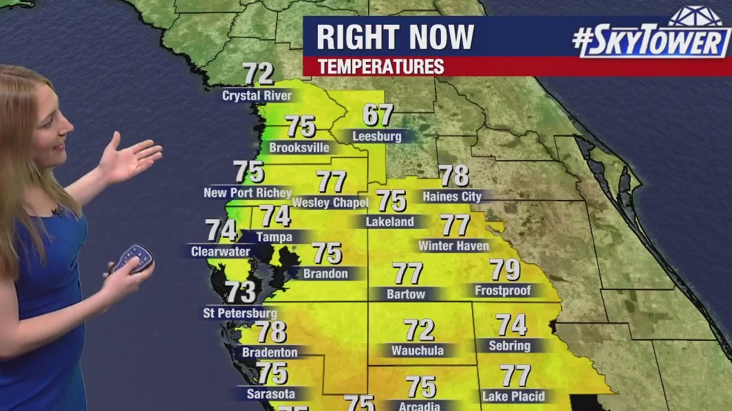 Tampa weather: Saturday evening forecast