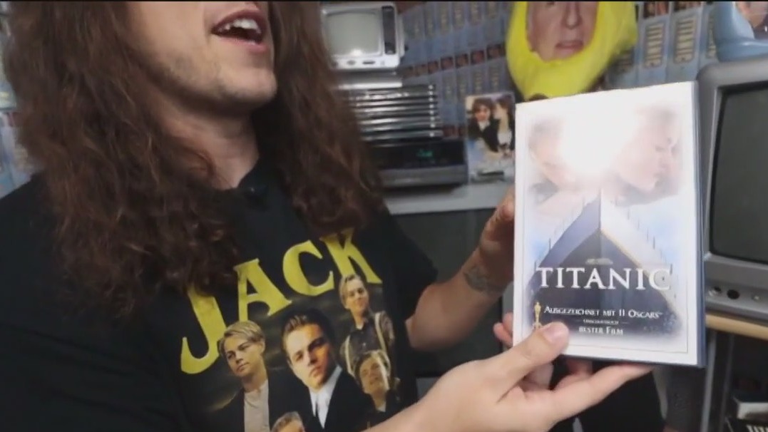 ‘Titanic’ fan collects VHS tapes