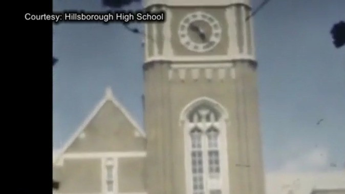 Historic clock at Hillsborough High School gets makeover