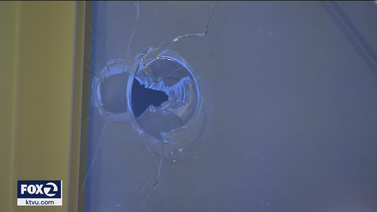 Bullet goes through elderly couple's apartment