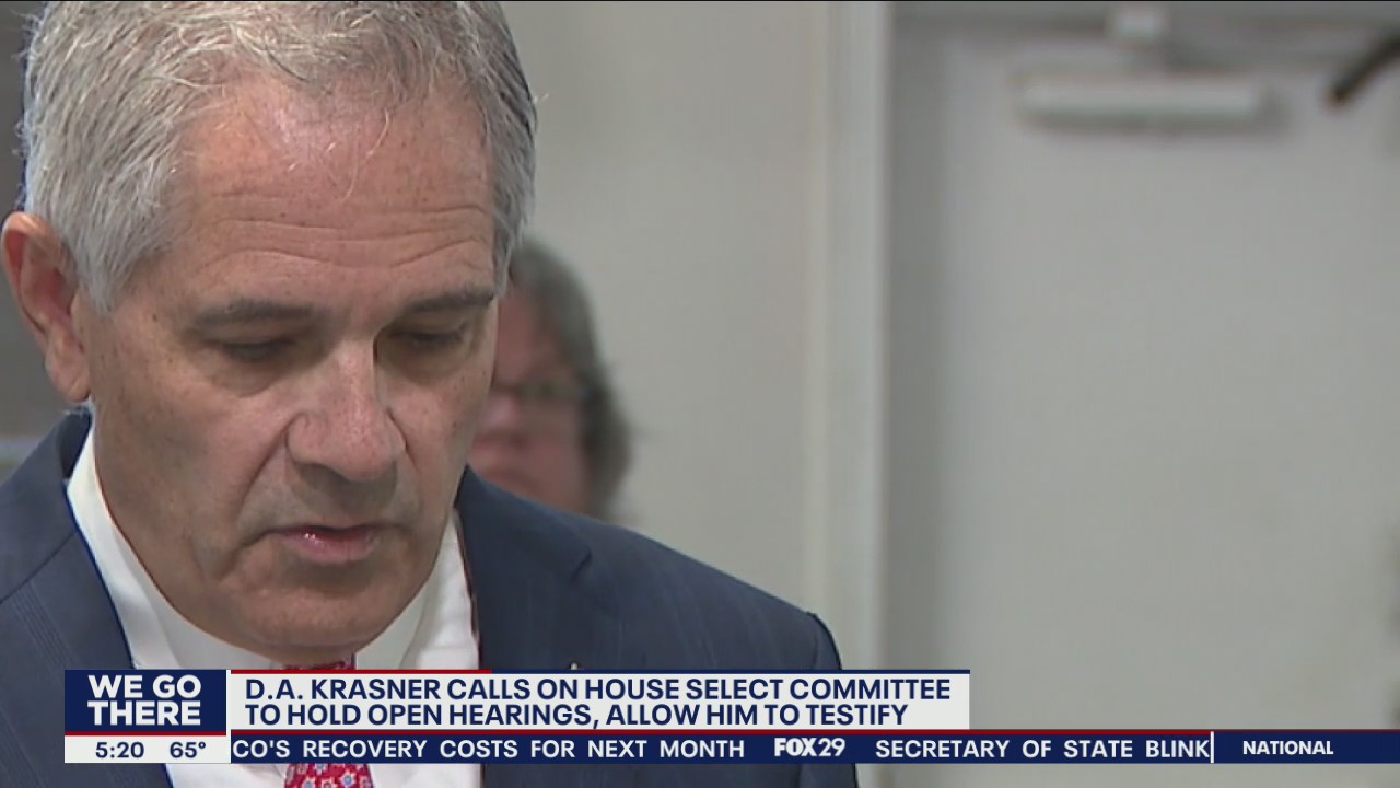 DA Krasner calls on Pa. House committee to hold open hearings; allow him to testify