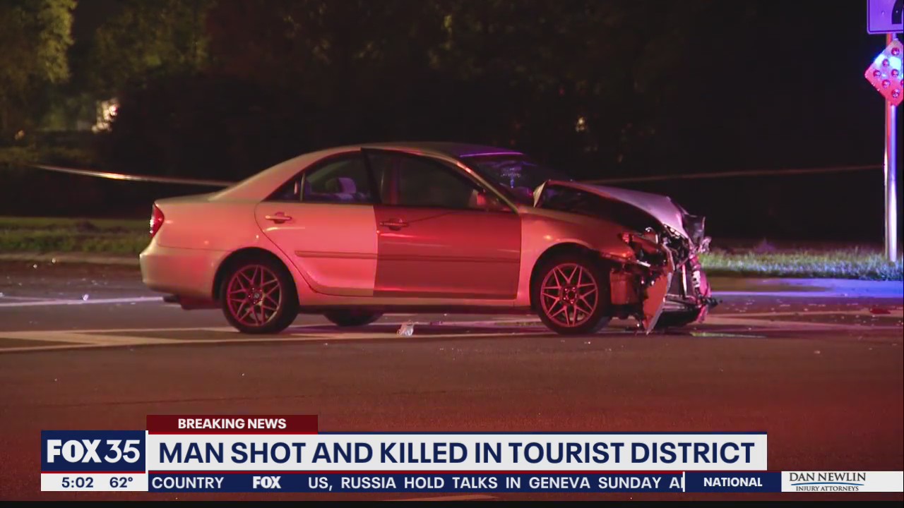 Man shot and killed in Orlando's tourist district