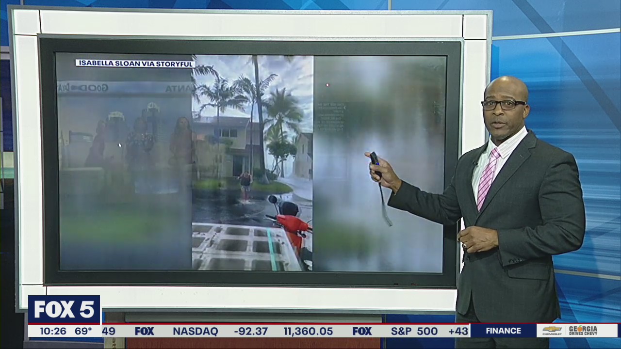 Massive waves crash couple's Hawaii wedding