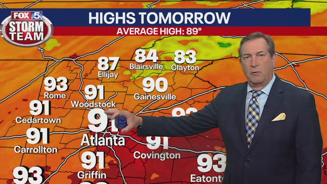 Tuesday evening forecast