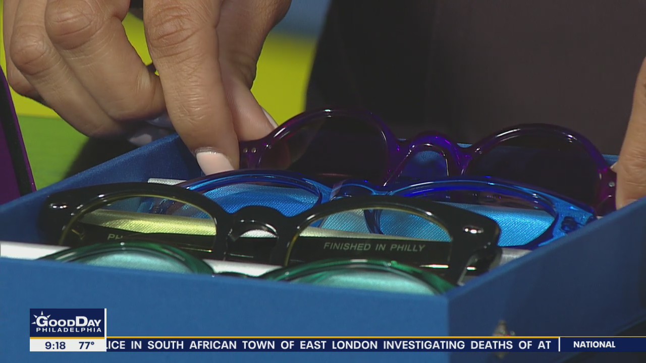 Philadelphia store makes colorful, unique glasses for National Sunglasses Day