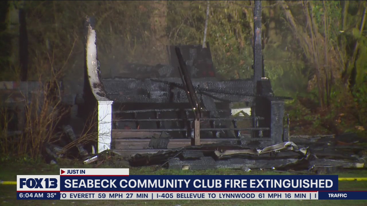 Seabeck community club fire extinguished