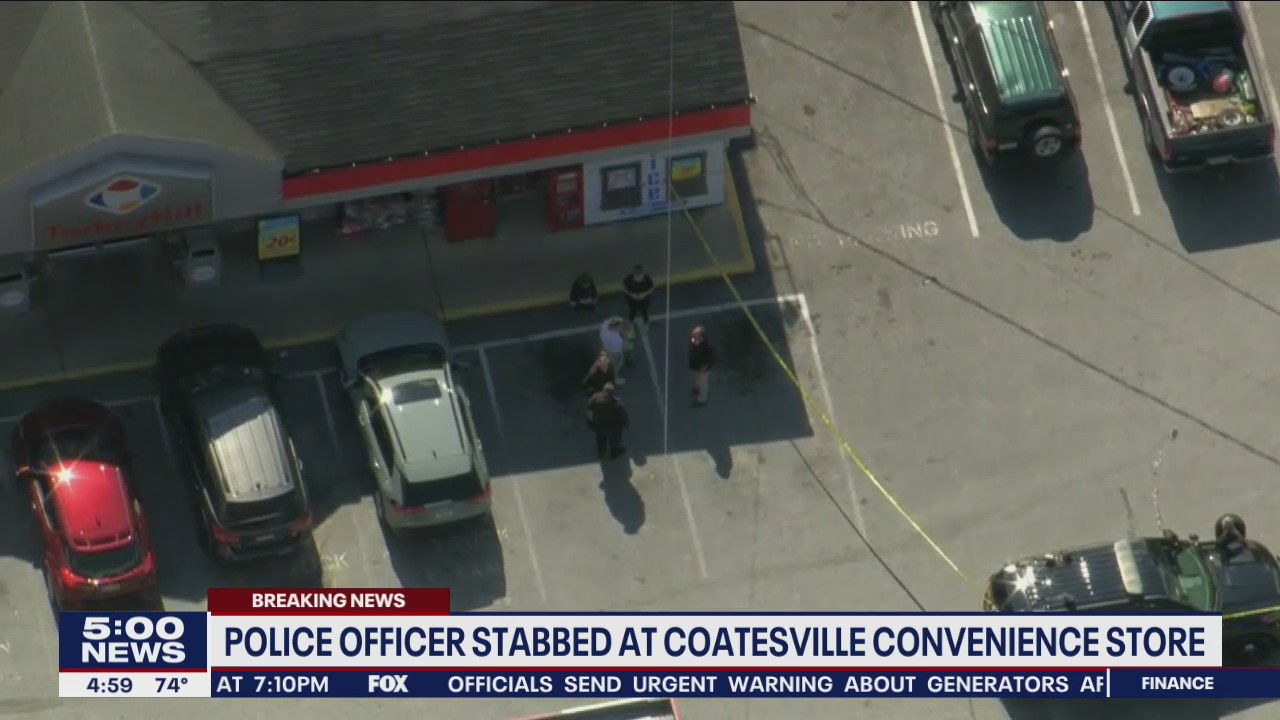 Officer injured in stabbing in Coatesville, officials say