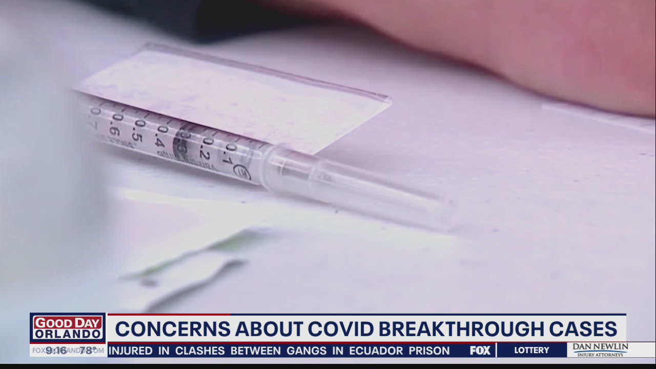 Concerns about COVID breakthrough cases