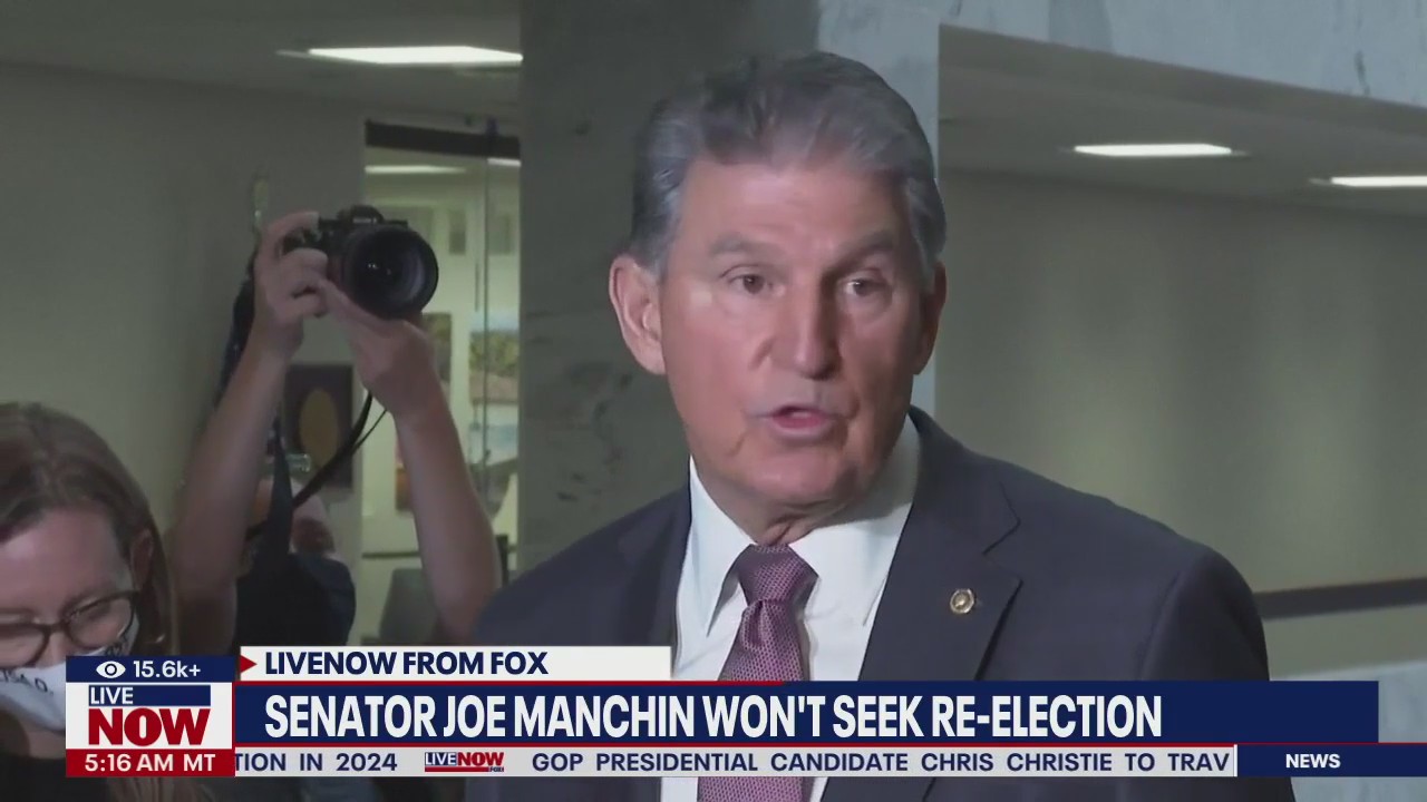 Senator Manchin won't seek re-election
