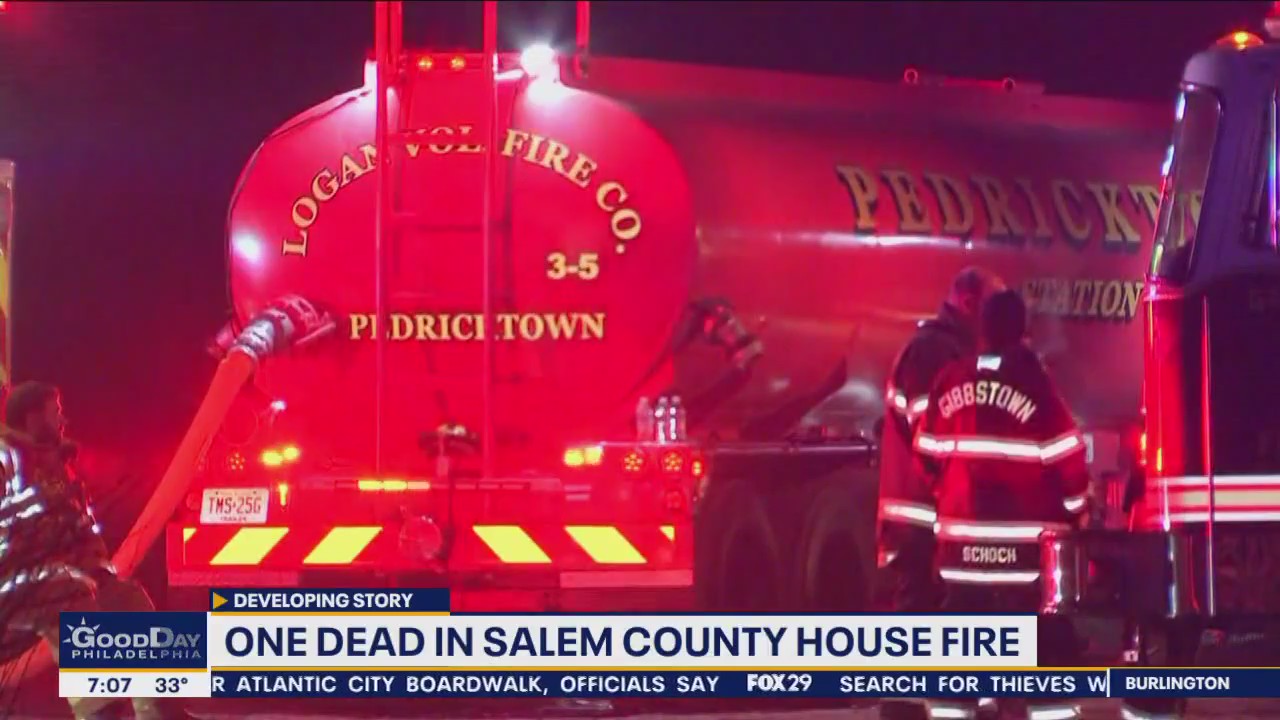 One dead in Salem County fire
