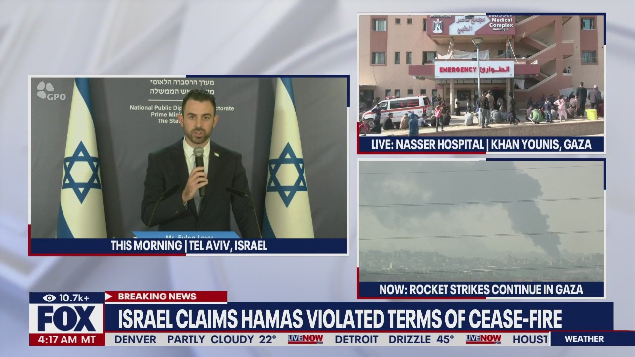 Ceasefire deal violated: Israeli Govt. update