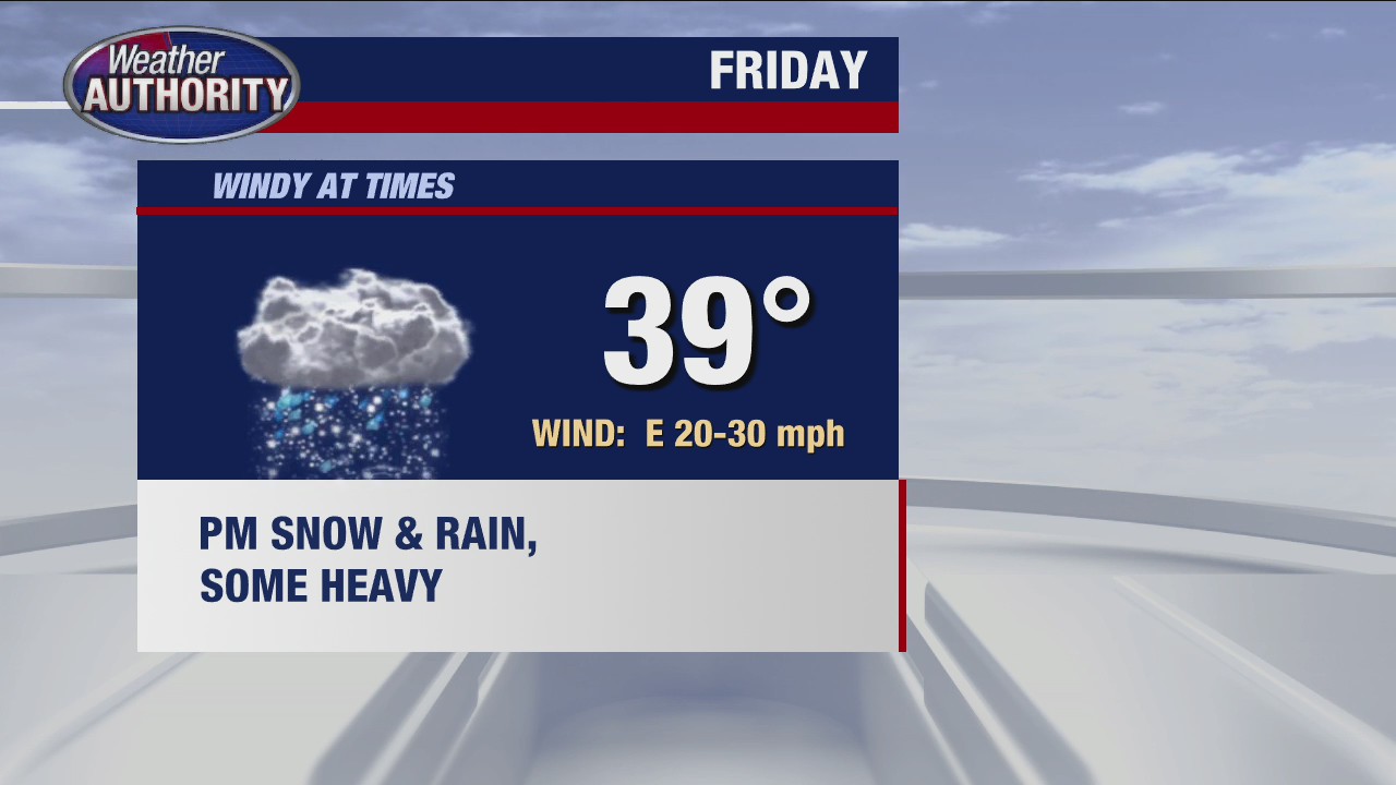 Winter Storm Warning set for Friday