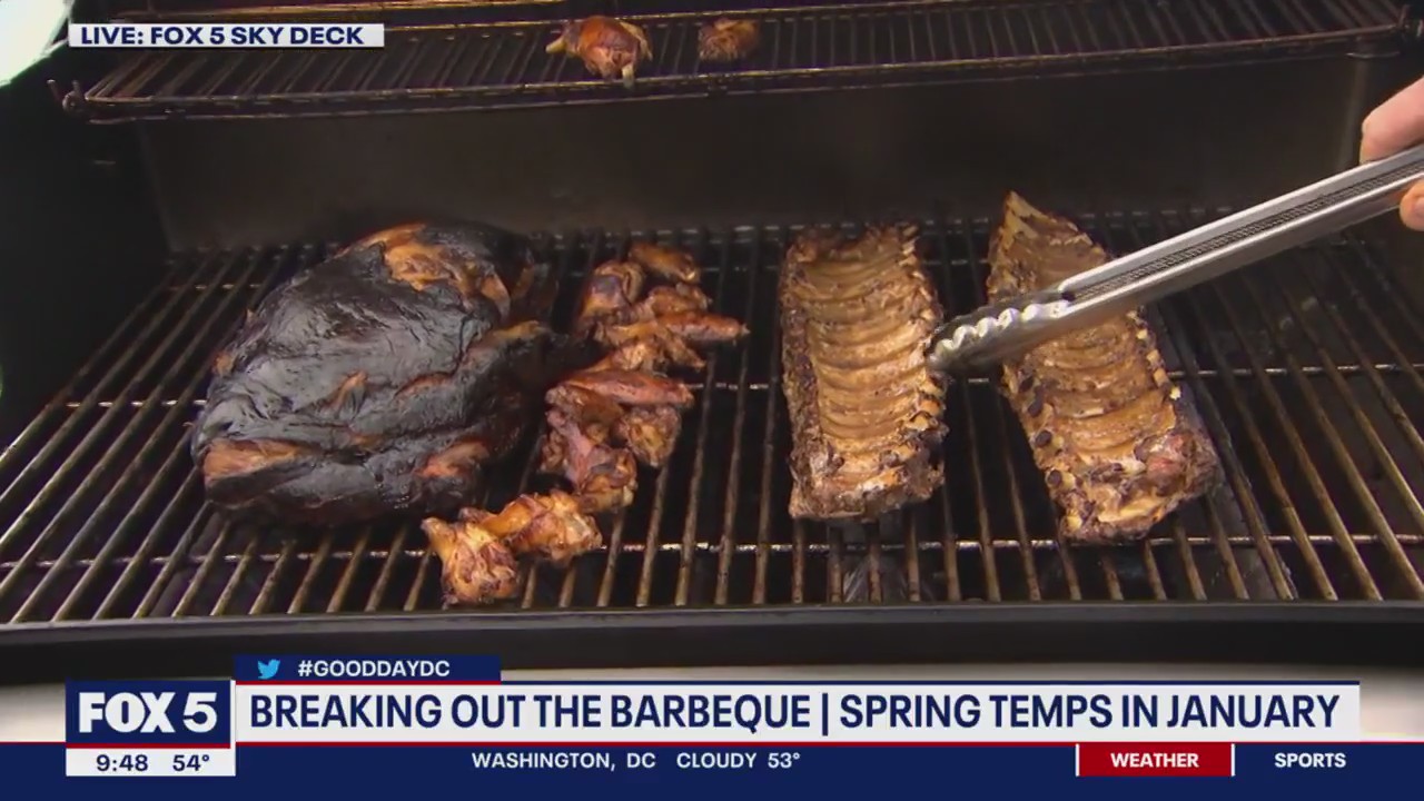 Breaking out the BBQ for spring temps in January