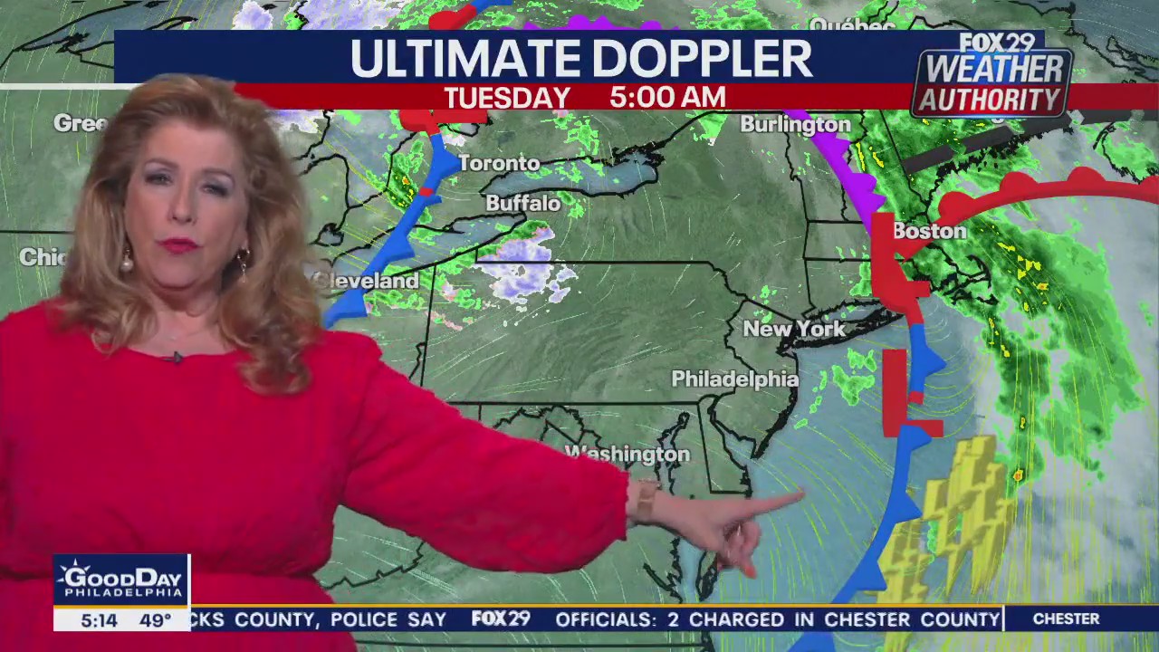 Weather Authority: Tuesday, 5 a.m. forecast
