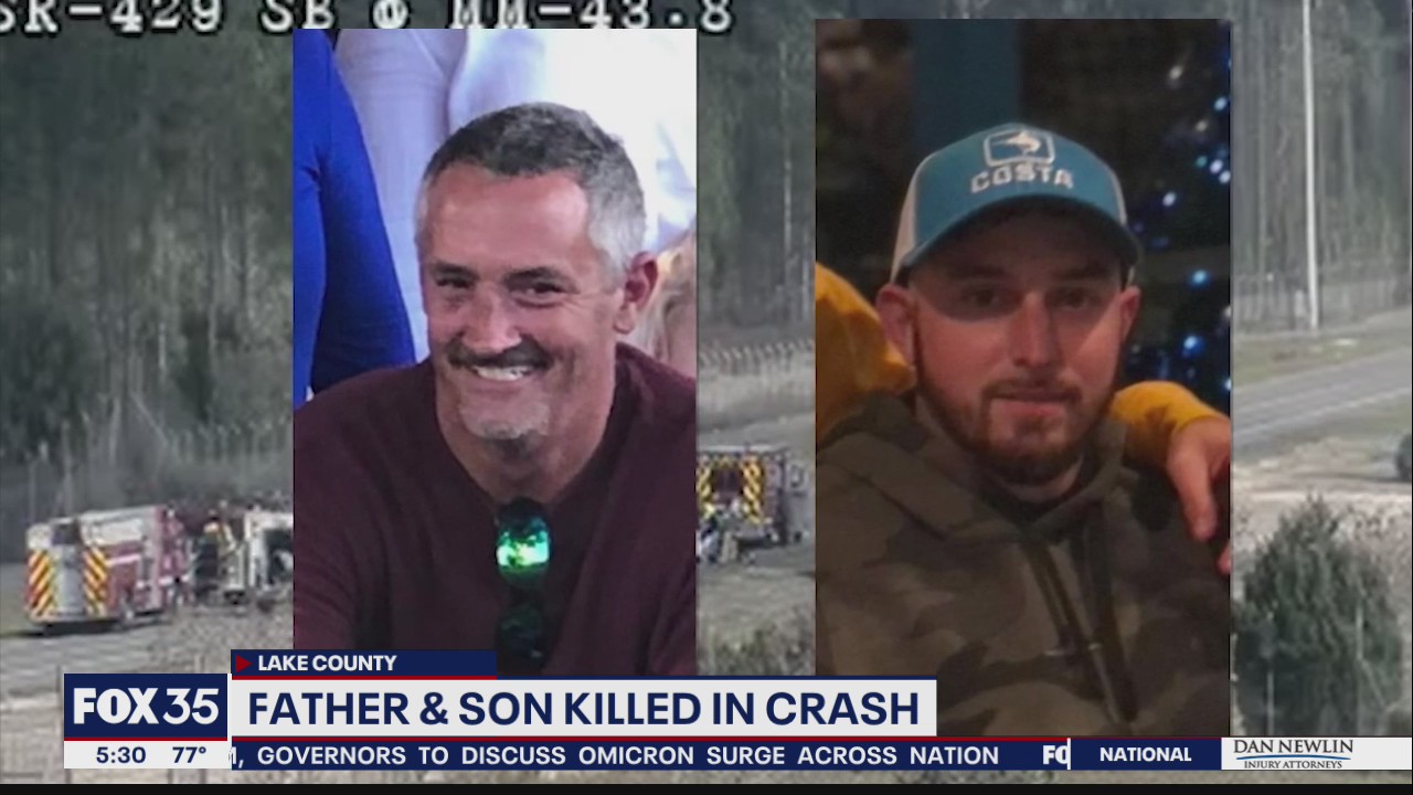 Father, son killed in Christmas Eve crash