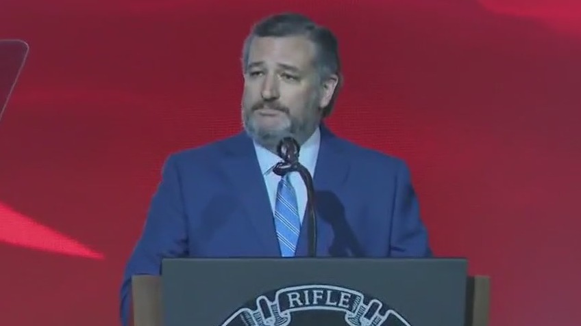 Texas teachers group protest Senator Ted Cruz