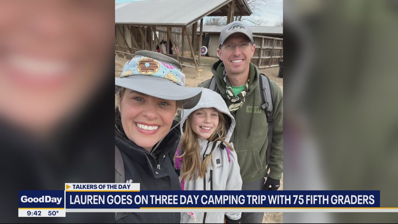 Talkers: Lauren goes camping with 75 5th graders
