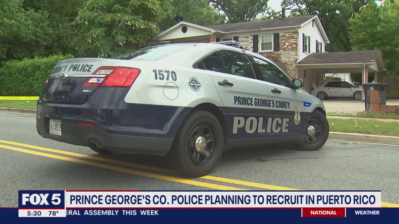 Prince George's Co. police planning to recruit in Puerto Rico