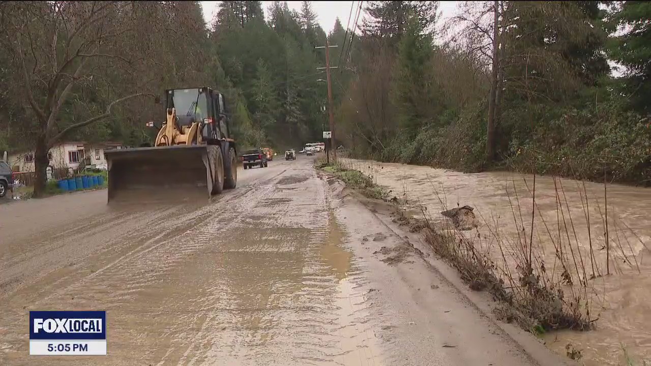 Storm sends torrents of water into Bay Area creeks