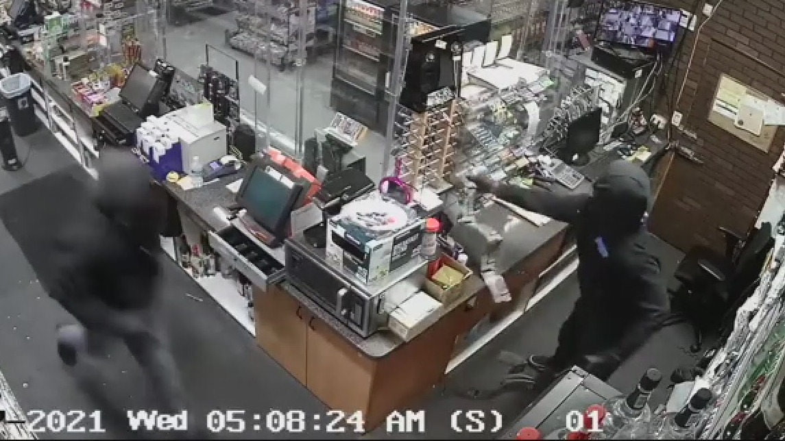 Thieves fall through ceiling to steal party store lottery tickets