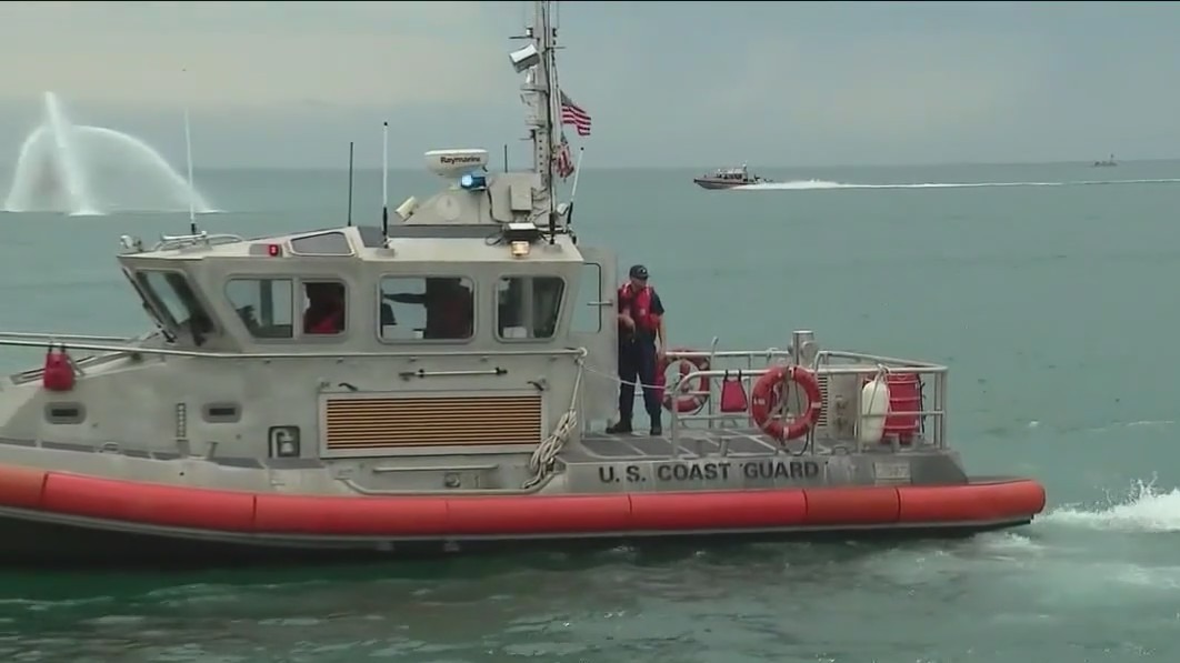 First responders demonstrate water rescue ahead of official start to beach season