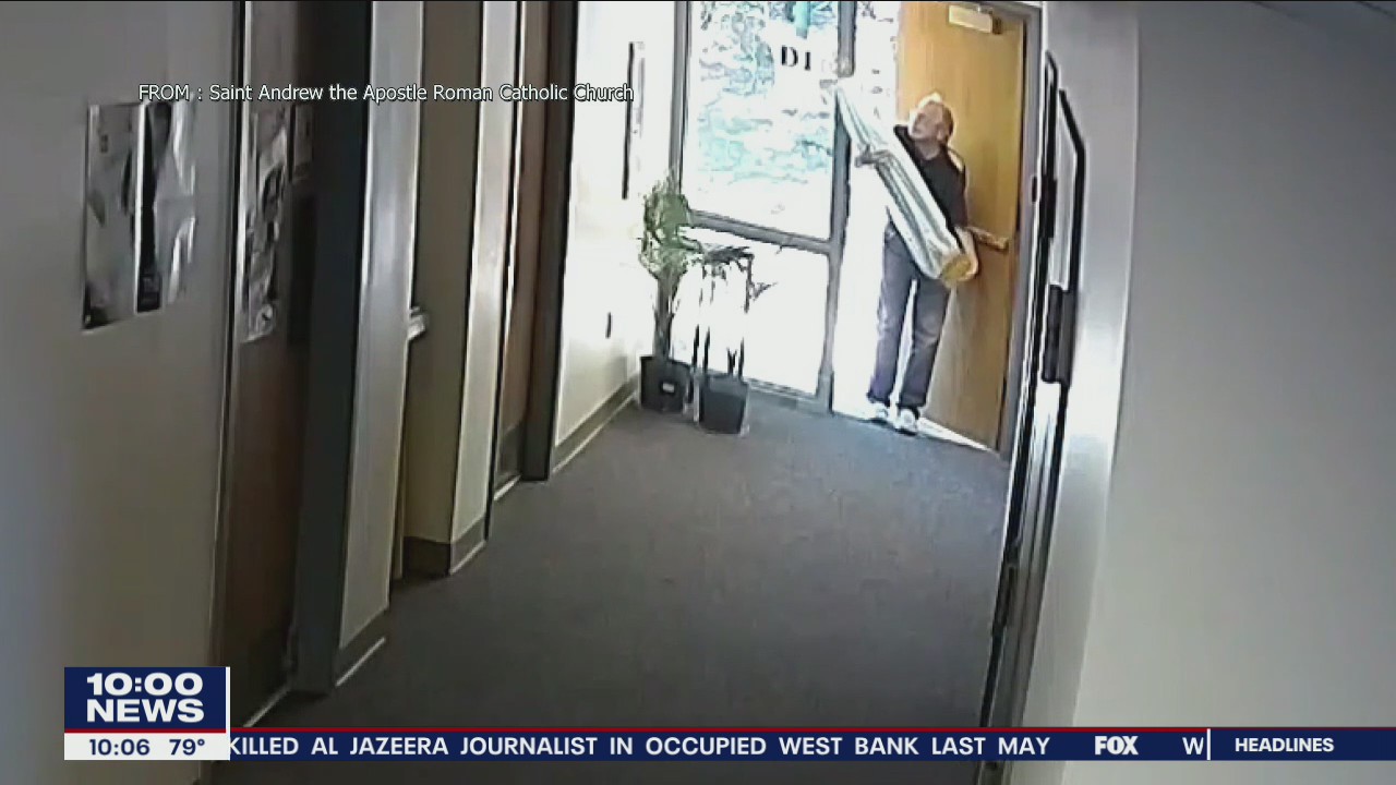 Rare religious statue stolen from the alter of Camden County church