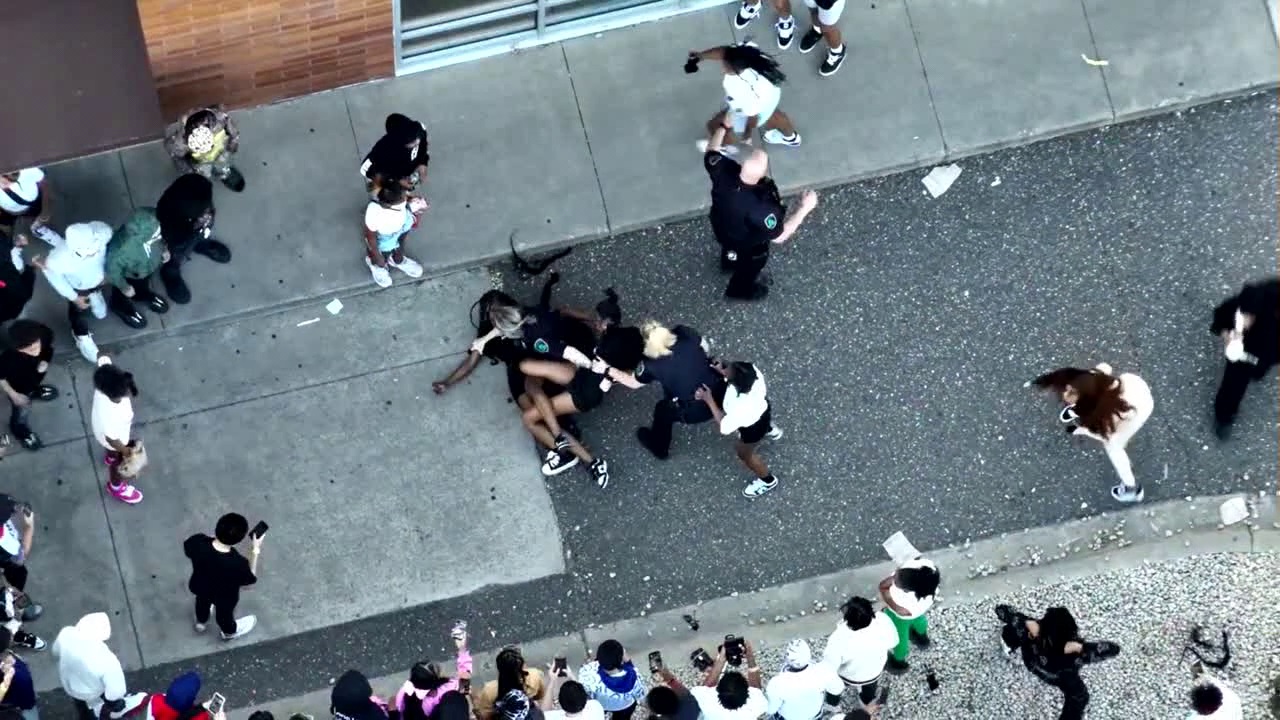 Fight at Blaine carnival caught on video