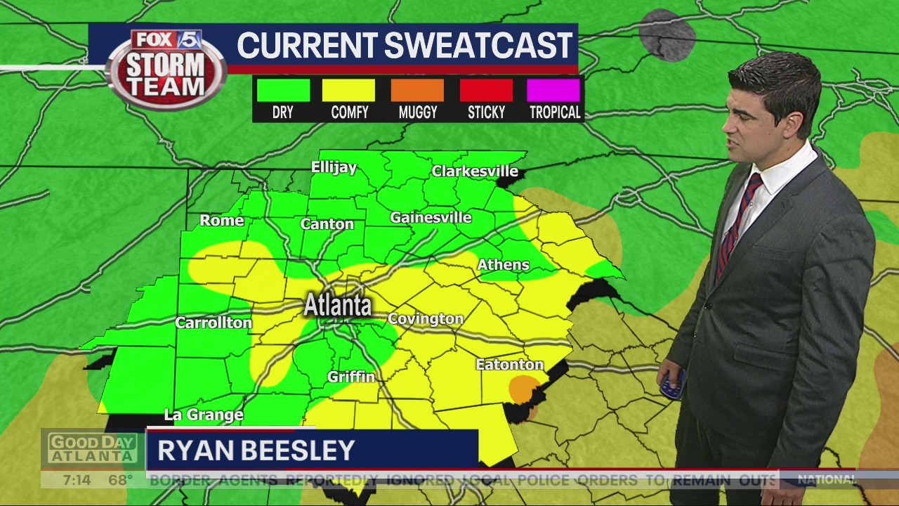 Sunday Memorial Day Weekend forecast