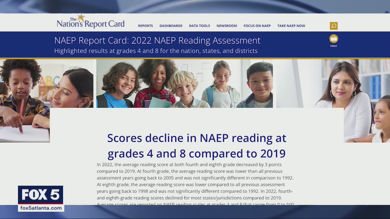 New report reveals alarming decline in student test scores