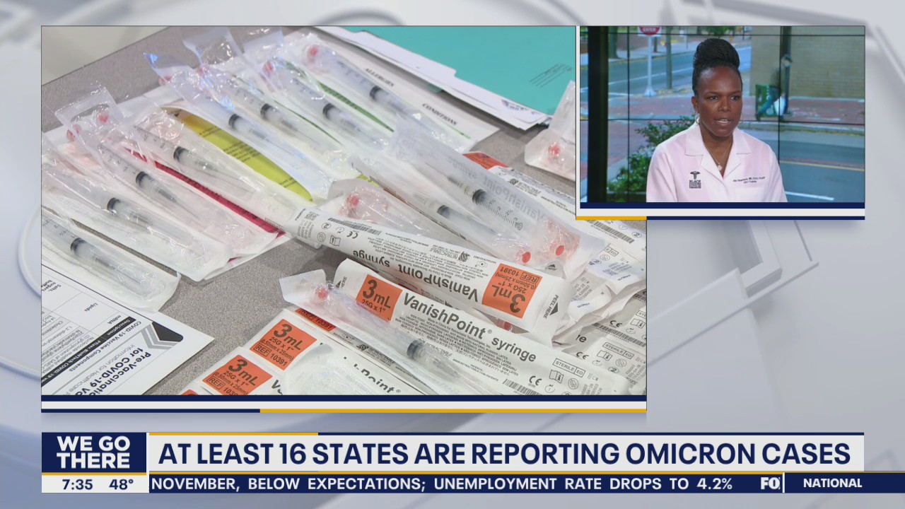 At least 16 states are reporting Omicron cases