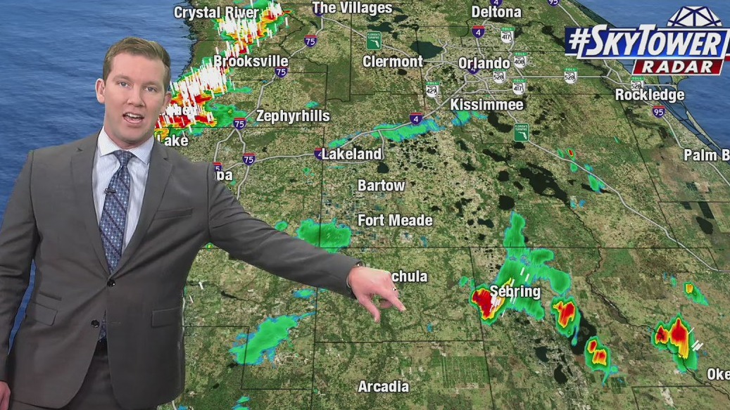 Saturday evening forecast