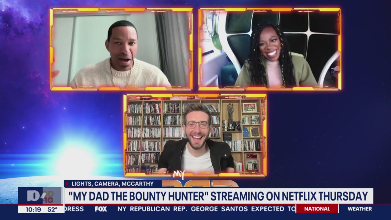 "My Dad the Bounty Hunter" stars talk new animated series
