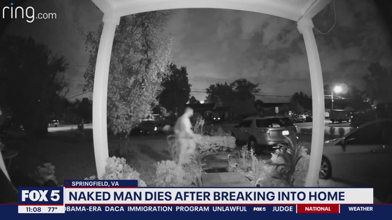 Naked man dies after breaking into Virginia home