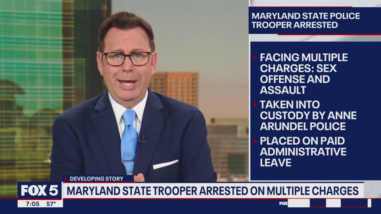 Maryland State Police trooper arrested