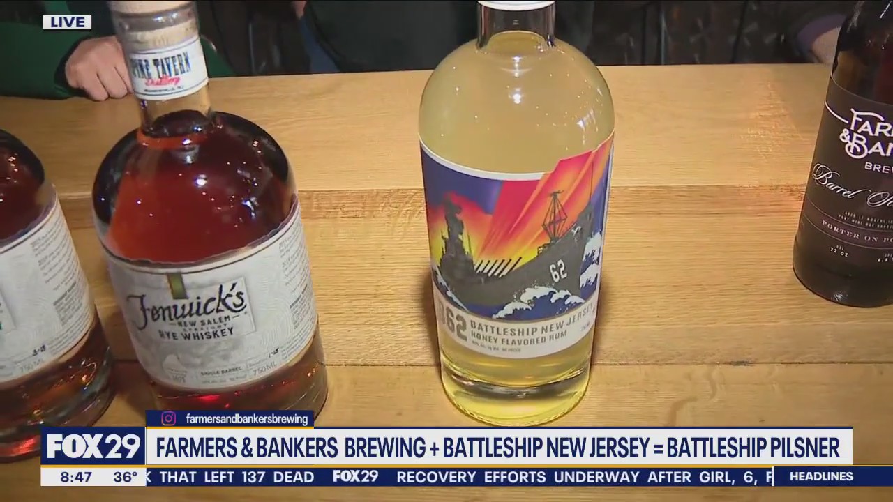 Local brewery partners with Battleship New Jersey