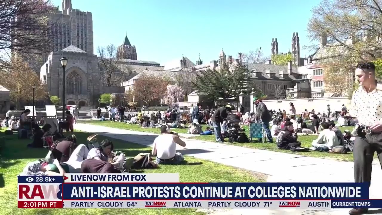 Anti-Israel protests continue at Ivy League colleges