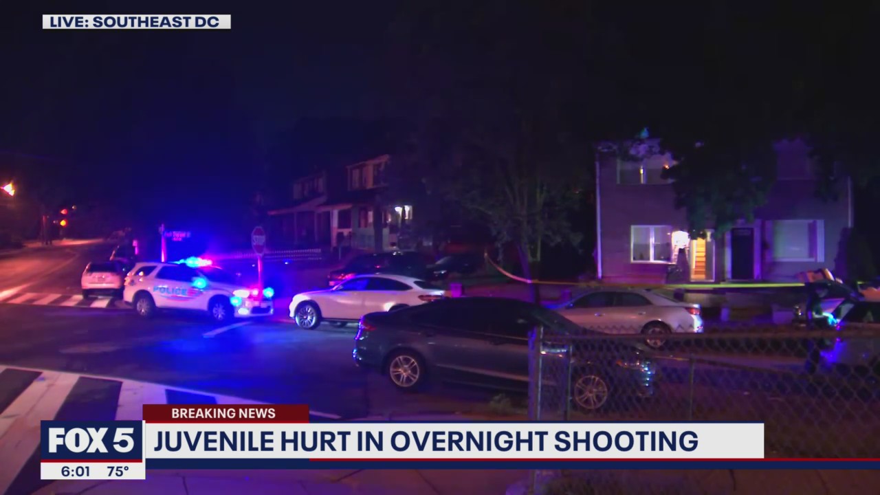 Juvenile shot in the back in Southeast DC; police say suspect seen in  gold sedan
